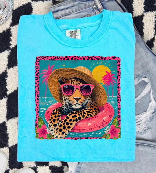 Summer Leopard - Glitter Print