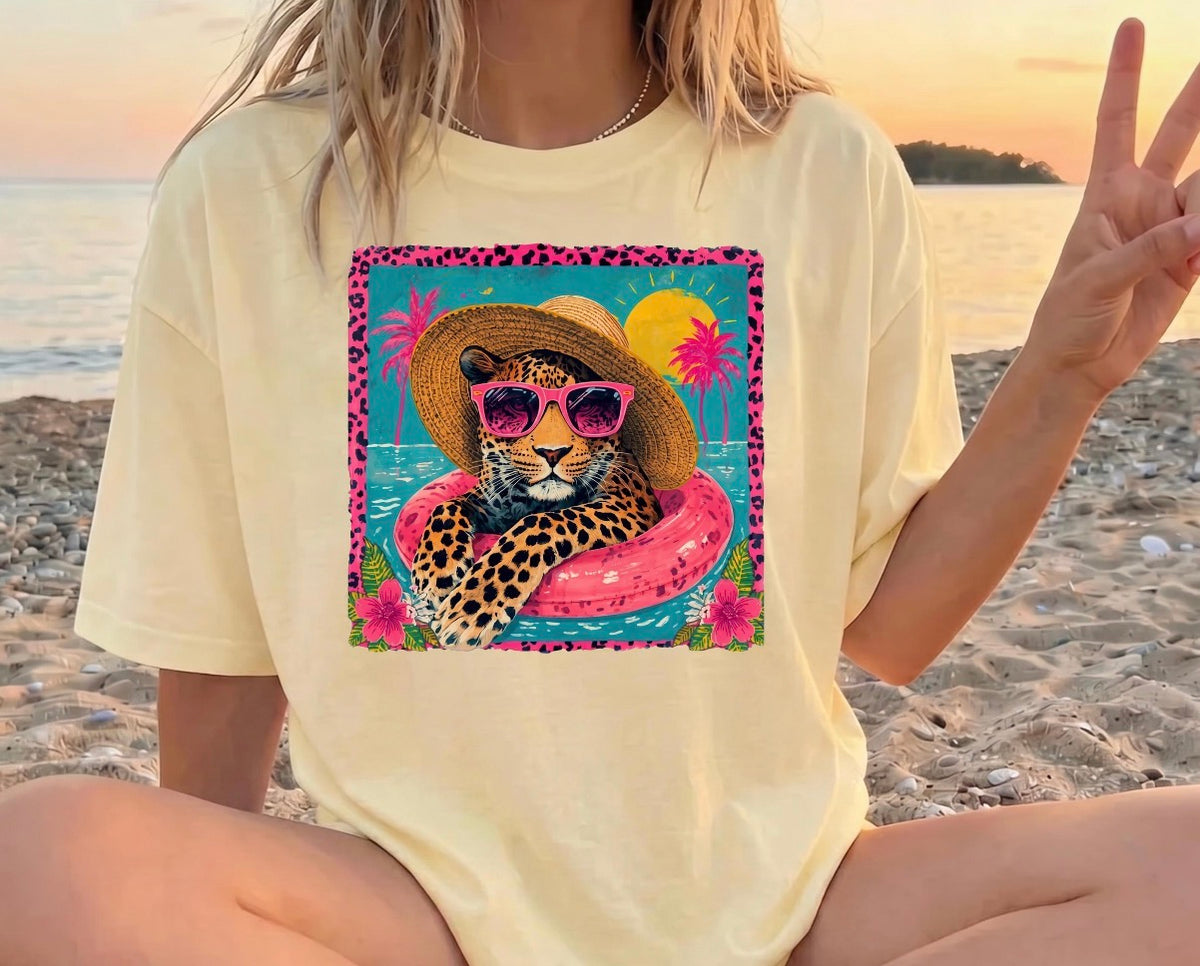 Summer Leopard - Glitter Print