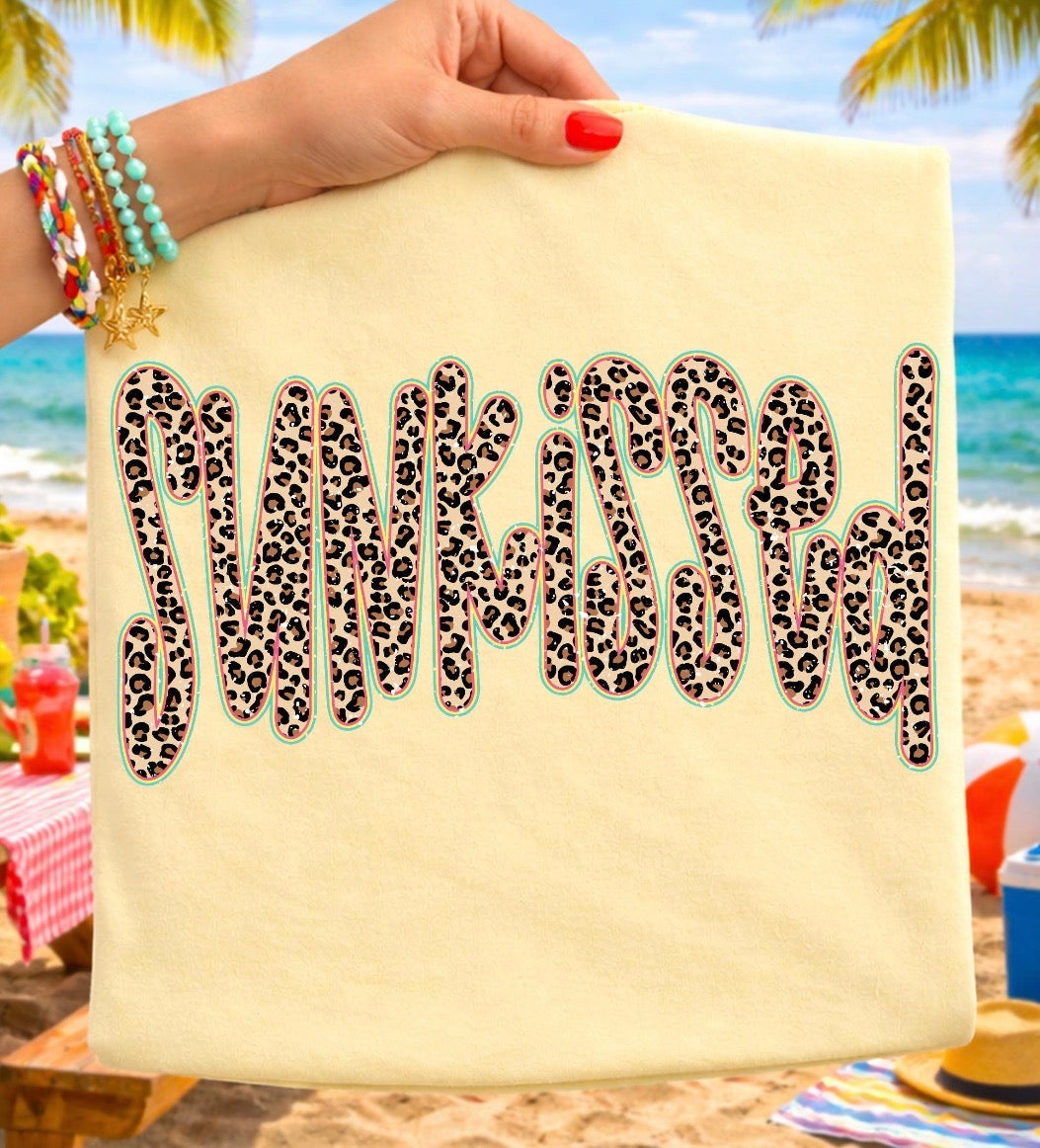 Sunkissed Leopard - Glitter Print