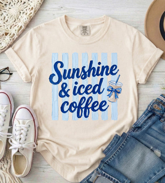 Sunshine & Iced Coffee Pinstripe