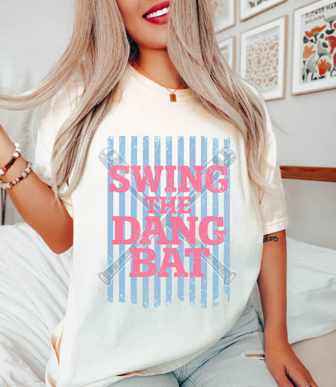 Swing the Dang Bat - Pink