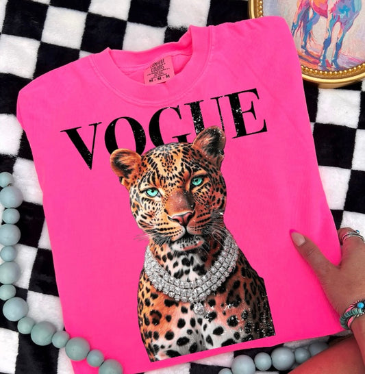 Vogue Cheetah - Black