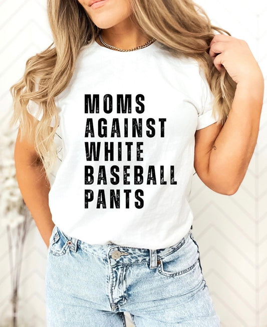 White Baseball Pants